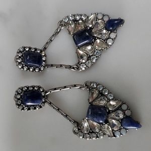 Chloe + Isabel Tangier Sodalite and Crystal Convertible post earrings